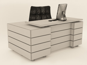 management desk Model 3D