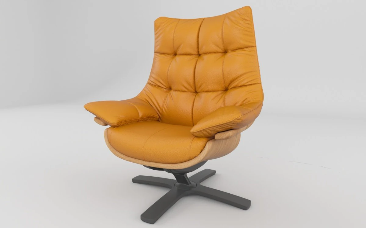 managerial chair 3D Model .c4d .max .obj .3ds .fbx .stl .blend 