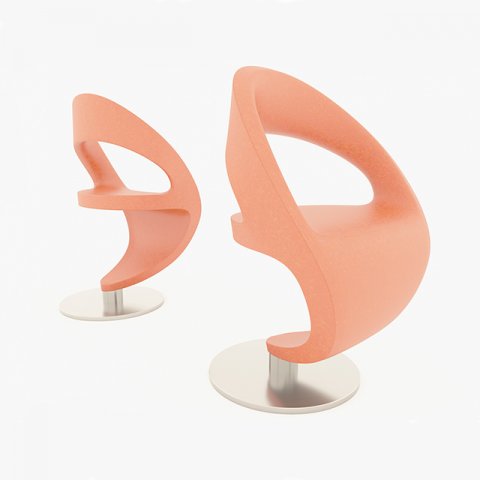 chair 3D Model .c4d .max .obj .3ds .fbx .stl .blend 