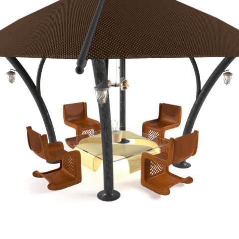 table chairalchiq Modello 3D .c4d .max .obj .3ds .fbx .stl .blend