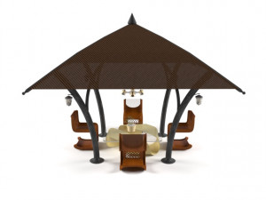table chairalchiq Modello 3D