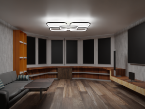 living room Modelo 3D