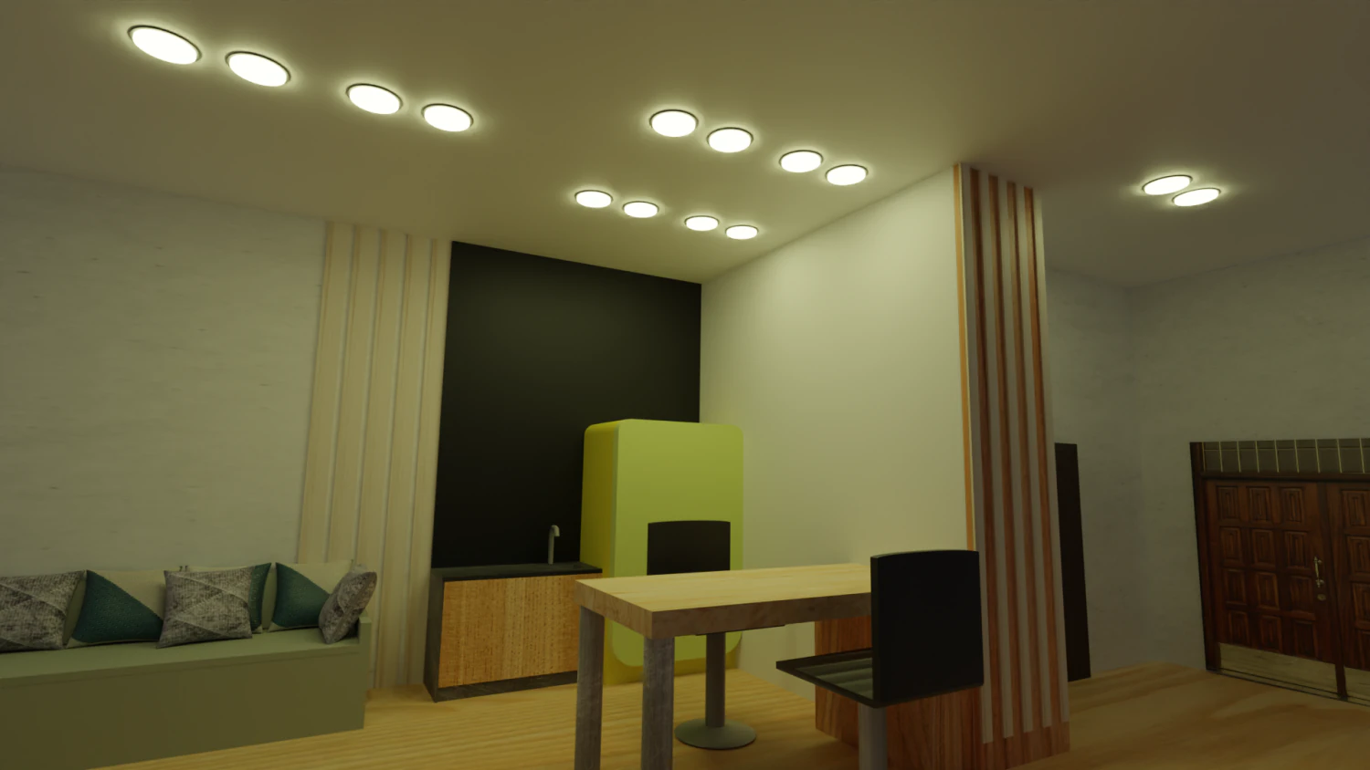 kitchen 3D Model .c4d .max .obj .3ds .fbx .stl .blend 