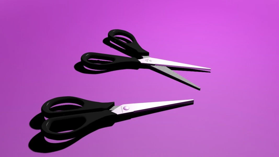 scissors 3D Model .c4d .max .obj .3ds .fbx .stl .blend 