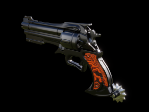 revolver 3D-Modell