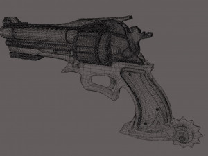 revolver 3Dモデル