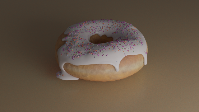 donut Model 3D .c4d .max .obj .3ds .fbx .stl .blend 