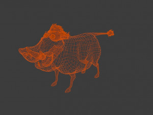 pumba 3D Модель