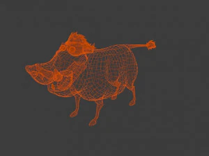 pumba 3D Model
