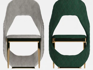 golden leg chair 3D Model