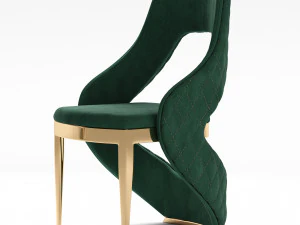 golden leg chair 3D Model