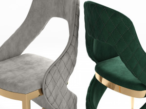 golden leg chair Modèle 3D