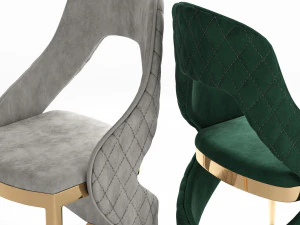 golden leg chair 3D Model