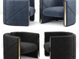 visionnaire petra armchair 3D Model