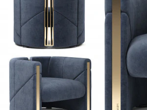 visionnaire petra armchair 3D Model