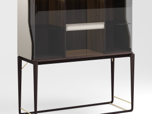 turri vine vitrine 3D Model