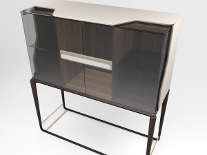 turri vine vitrine 3D Model