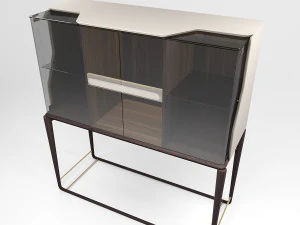 turri vine vitrine 3D Model