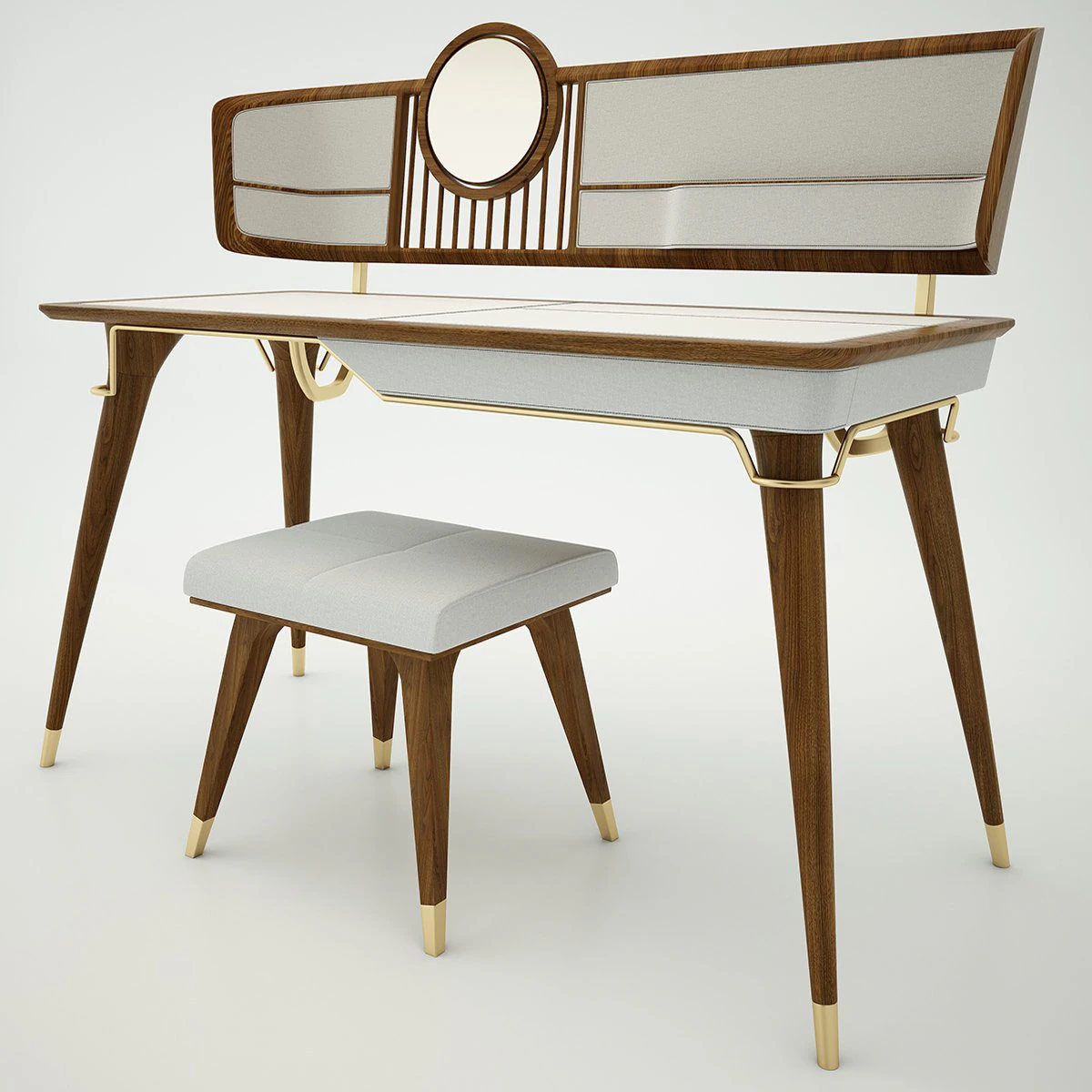 turri dressing table 3D Model .c4d .max .obj .3ds .fbx .stl .blend 