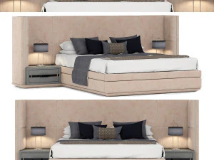 tempat tidur elledue ulysse Model 3D