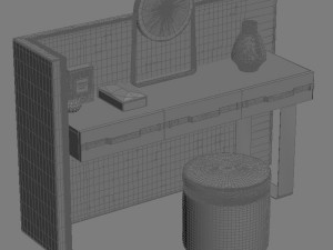 elledue ulysse dresser 3D Model