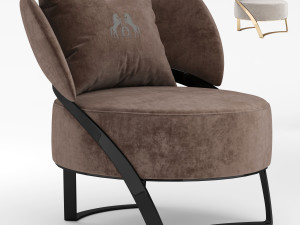 Formitalia Gotham Armchair 3D Model