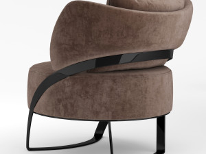 Formitalia Gotham Armchair 3D मॉडल