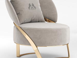 Formitalia Gotham Armchair 3D मॉडल