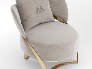 Formitalia Gotham Armchair 3D मॉडल