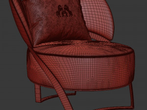 Formitalia Gotham Armchair 3D मॉडल