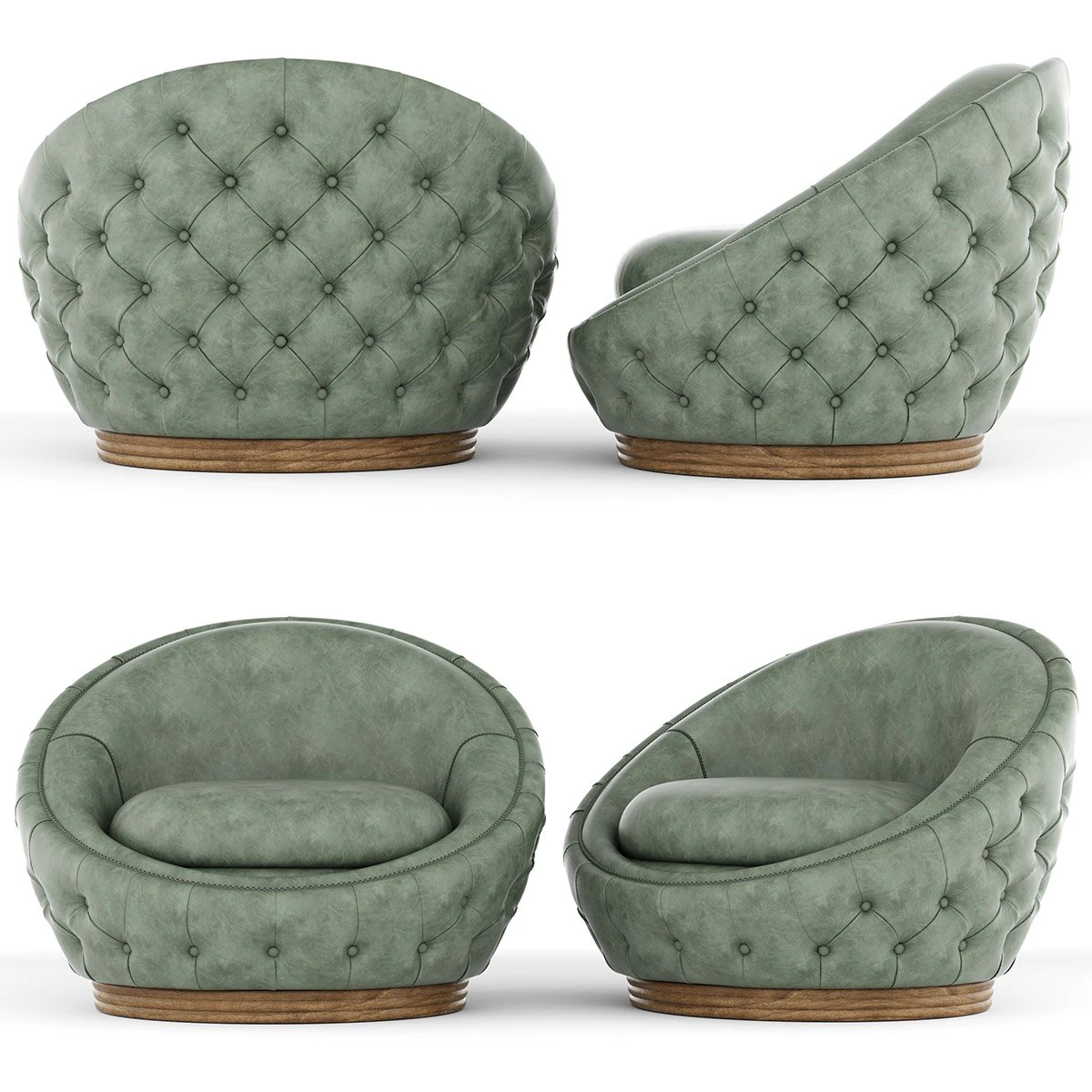 nuvola armchair 3D Model .c4d .max .obj .3ds .fbx .stl .blend 