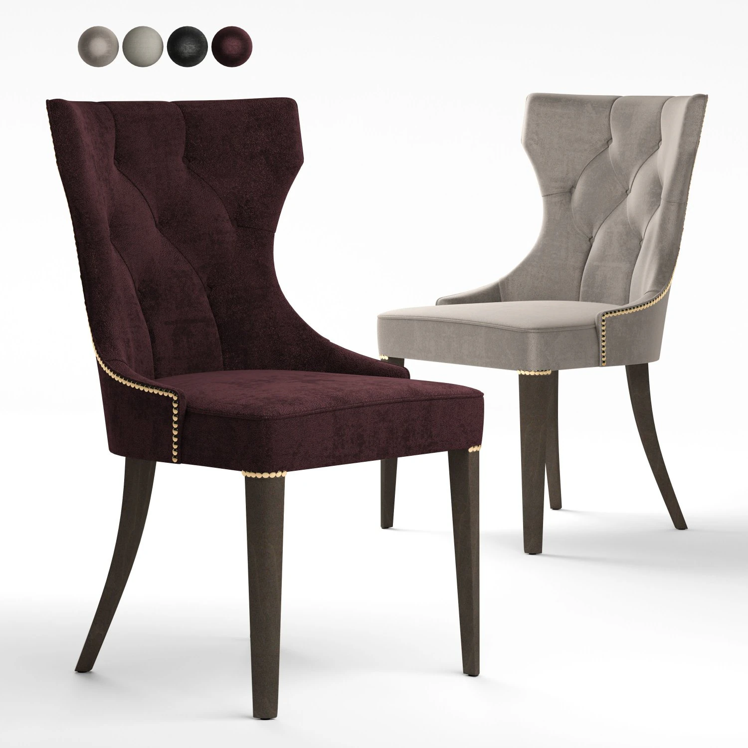 chair tuana elit 3D Model .c4d .max .obj .3ds .fbx .stl .blend 