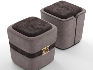 reiggi leto pouf Modelo 3D