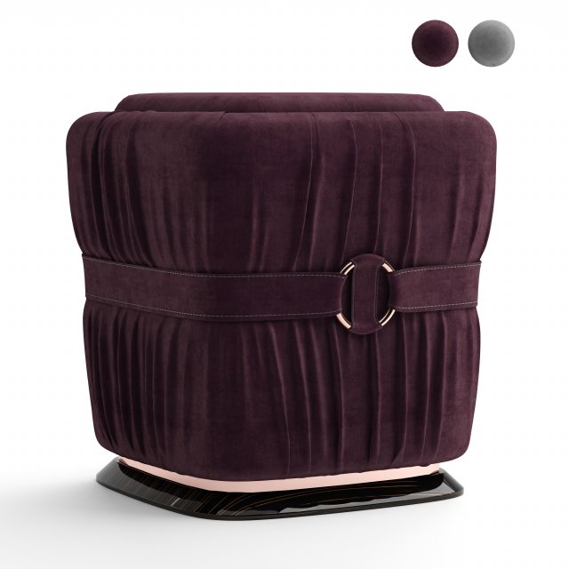 diamond pouf 3D Model .c4d .max .obj .3ds .fbx .stl .blend 