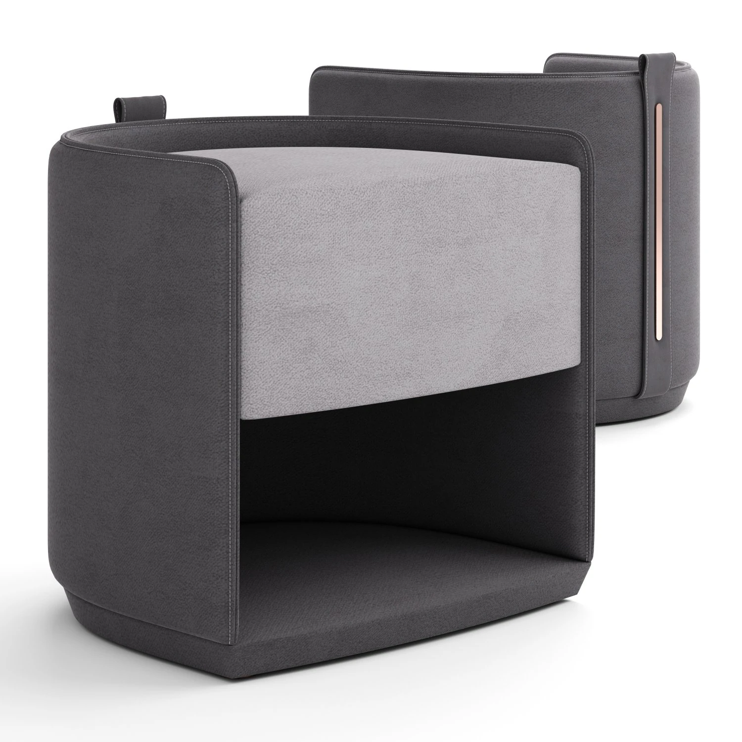 turri vine pouf 3D Model .c4d .max .obj .3ds .fbx .stl .blend