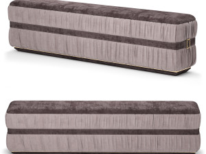 savarona bench Modello 3D