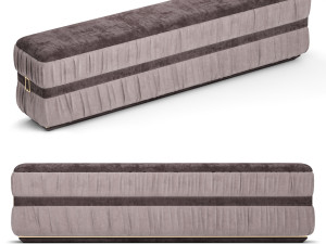 savarona bench Modello 3D