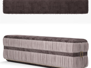 savarona bench Modello 3D