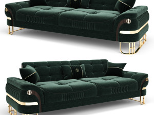 apolet 3 seat sofa 3Dモデル