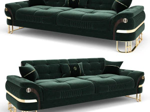 apolet 3 seat sofa 3D Model