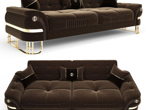 apolet 3 seat sofa 3Dモデル