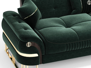 apolet 3 seat sofa 3Dモデル