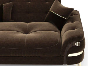 apolet 3 seat sofa 3D Model