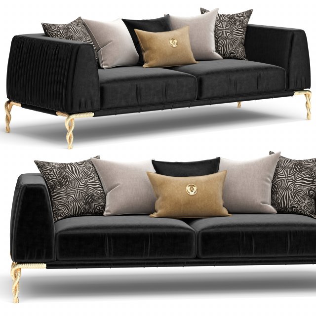 anjeliving majesty sofa 3D Model .c4d .max .obj .3ds .fbx .stl .blend 
