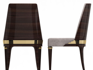EvgorLuxury Vistore Dining Chair 3D Model
