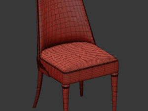 EvgorLuxury Vistore Dining Chair 3D Model