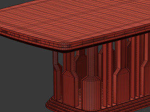 EvgorLuxury Vistore Dining Table 3D 모델