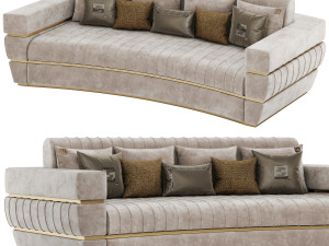 Fertini Casa Luxury Signature Sofa 3D Model