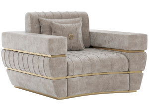 Fertini Casa Luxury Signature Armchair 3D-Modell