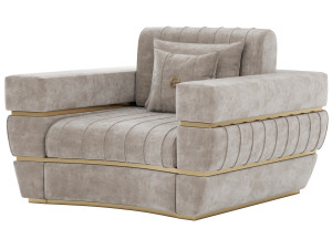 Fertini Casa Luxury Signature Armchair Modelo 3D